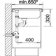 Blanco spoeltafel Delta-IF