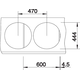 Rondo set edelstaal bekken 175mm en