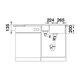 Blanco Adira 6 S-F antraciet automatische bediening