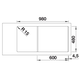 Blanco Adira 6 S zwart automatische bediening