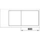 Blanco Axia III 6 S-F rechts zacht wit automatische bediening