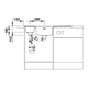 Blanco spoeltafel axis iii 6 s-if bl