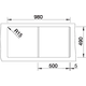 Blanco spoeltafel claron 5 s-if bl auto links