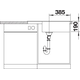 Blanco Zia XL 6 S compact zacht wit automatische bediening