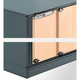 9115955 slideline 55+ geleidingsdeel 1 voorliggend + 1 inliggende deur