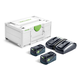 Festool energieset sys 18v 2 x 5.0 / tcl6duo
