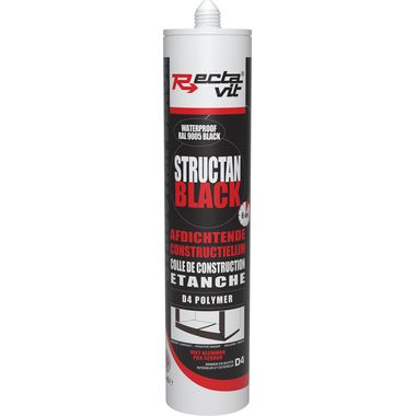 Rectavit structan black ral9005 d4 290ml
