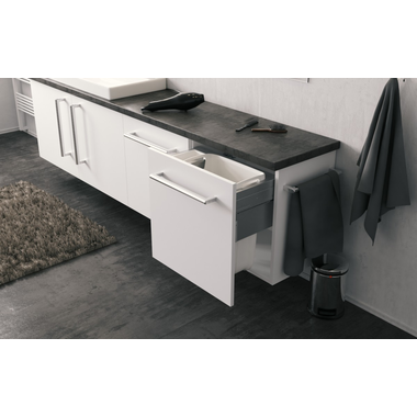 Hailo Laundry Carrier Bad grijs