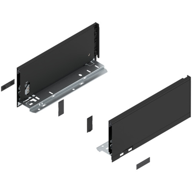 Legrabox zijkant l+r  k  300mm carbon zwart