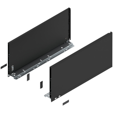 Legrabox zijkant l+r  f  500mm carbon zwart