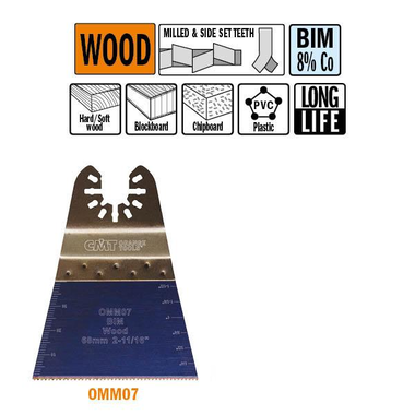 68mm ext.lange standtijd duikzaagje hout bim 8% co /i=40/h=68/z=18