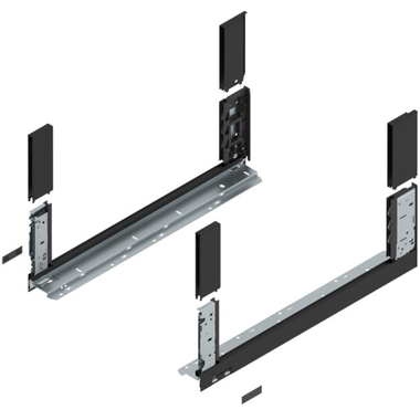 Legrabox free zijkant 550mm carbon zwart