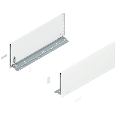 Legrabox zijkant l+r  c   450mm zijdewit