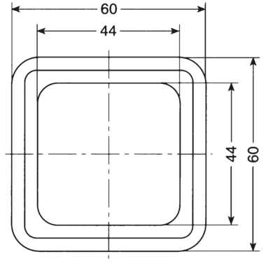 Afdekraam stopcontact