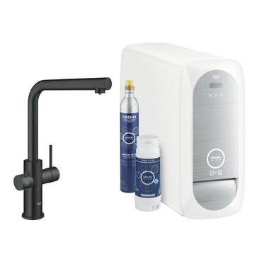 Grohe blue home c&s l zwart uittrekbaar