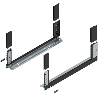 Legrabox free zijkant 600mm  carbon zwart