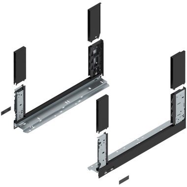 Legrabox free zijkant 450mm carbon zwart