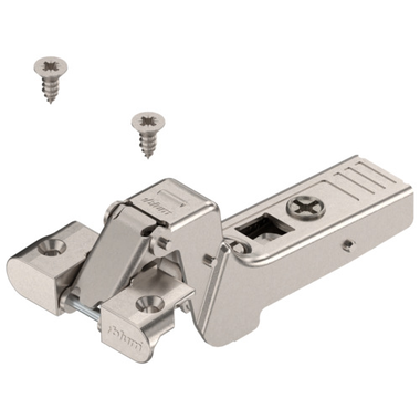 Clipscharnier voor alu ramen 18mm geb. arm