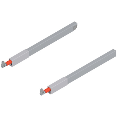 Verstelbare relingset antaro 350mm li +re mettalic