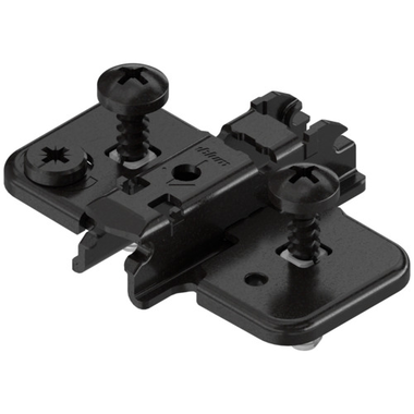Stelplaat excentrisch expando 3mm onyx zwart