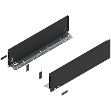 Legrabox zijkant l+r  k  500mm carbon zwart