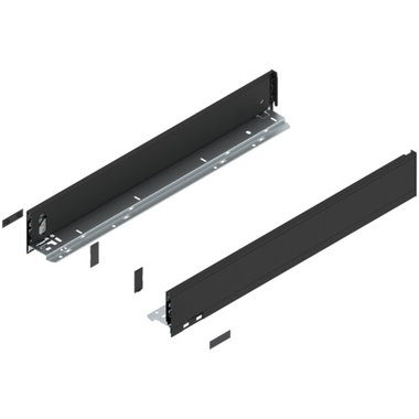 Legrabox zijkant l+r  m  600mm carbon zwart