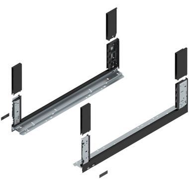 Legrabox free zijkant 650mm  carbon zwart