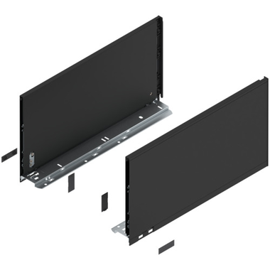 Legrabox zijkant l+r  f  450mm carbon zwart