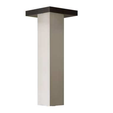 Tafelpoot Q150 rvs look 150x150mm h710 regelbaar