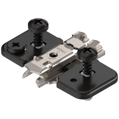 Stelplaat excentrisch expando 0mm onyx zwart