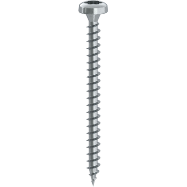 Houtschroef met pan kop Torx blauw verzinkt