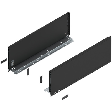 Legrabox zijkant l+r  c  500mm carbon zwart