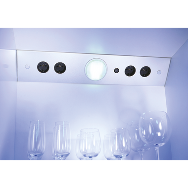 Energiebox + lamp rvs 566mm d-nl-l