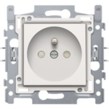 Niko stopkontakt inb. 16a 230v wit