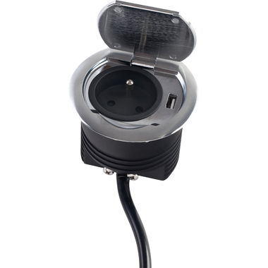 Ring inbouw stopcontact met USB