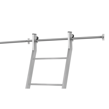 Bibliotheekladder Scala plus telescopisch RVS