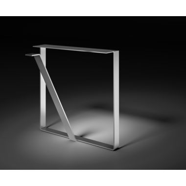 U-poot vrijstaande tafel