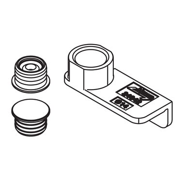 Hawa Folding Concepta 25 magnetisch centreer deel