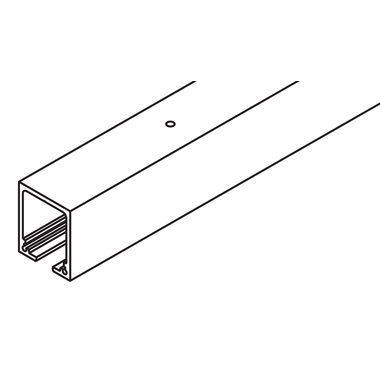 Hawa Junior 160 looprail enkel alu