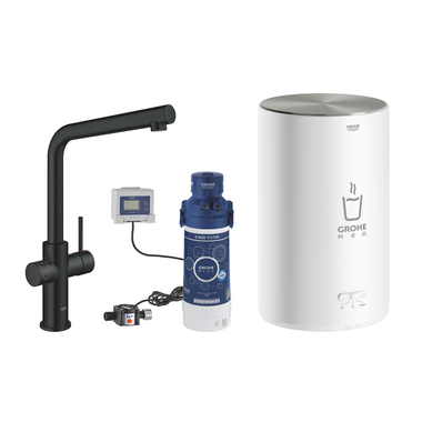 GROHE RED DUO-M STARTERKIT L-UITLOOP ZWART