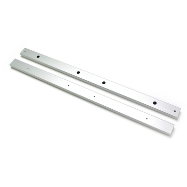 2 verbindingsbalken vr 9001 l:1060mm rvs lookvoor voor tafelblad 1200mm