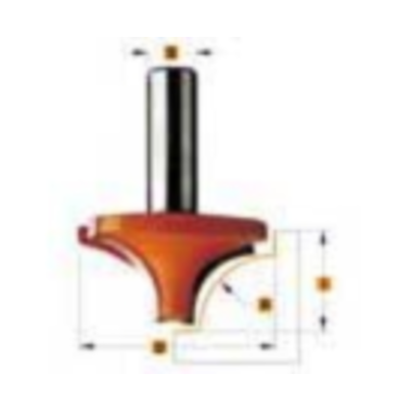 Holle radiusfrees r=4 d=19 i=12 hw