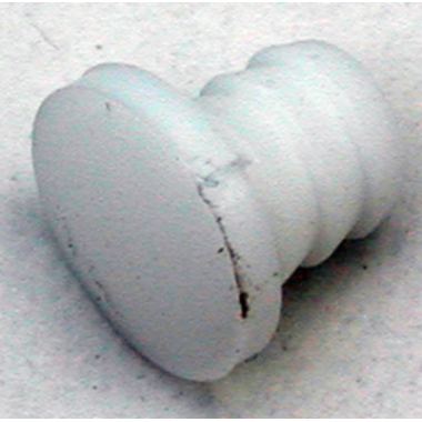 Deurdemper met bolle aanslag 5mm