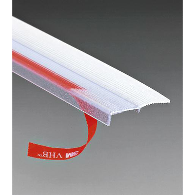 Zelfklevende dichting met inkortbare afdeklip, voor 8/13.5 mm glas, B21 +20 L3000, transparant