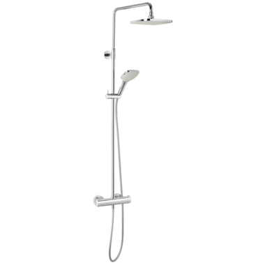 Pine doucheset thermo.mengkraan chroom / zilver