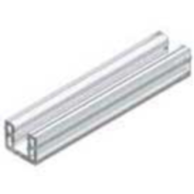 U rubberprofiel transparant voor glas 4mm