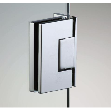Verstelbare laterale scharnier wand/glas, voor 6/8 mm glas, B50 H80