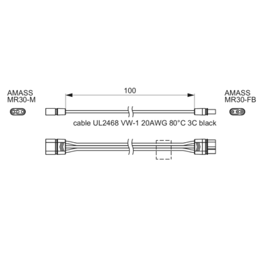 Mec Driver module verbindingskabel