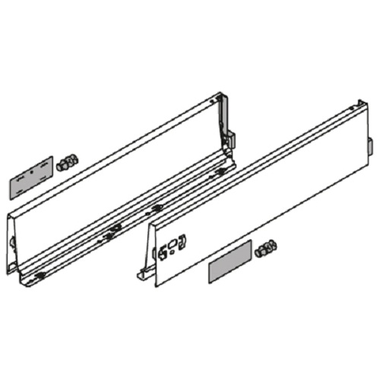 Ladeprofiel k antaro l+r 300mm zijdewit