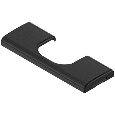Afdekkap scharniertop clip top z/veer onyx zwart